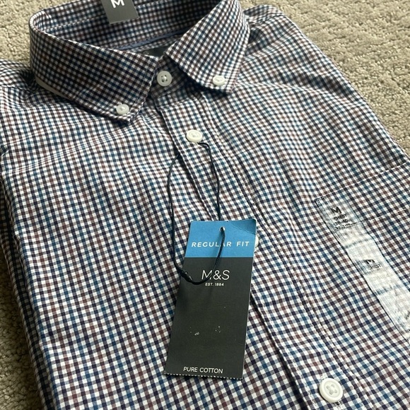 Marks & Spencer Short Sleeve Dress Shirt - Picture 3 of 8
